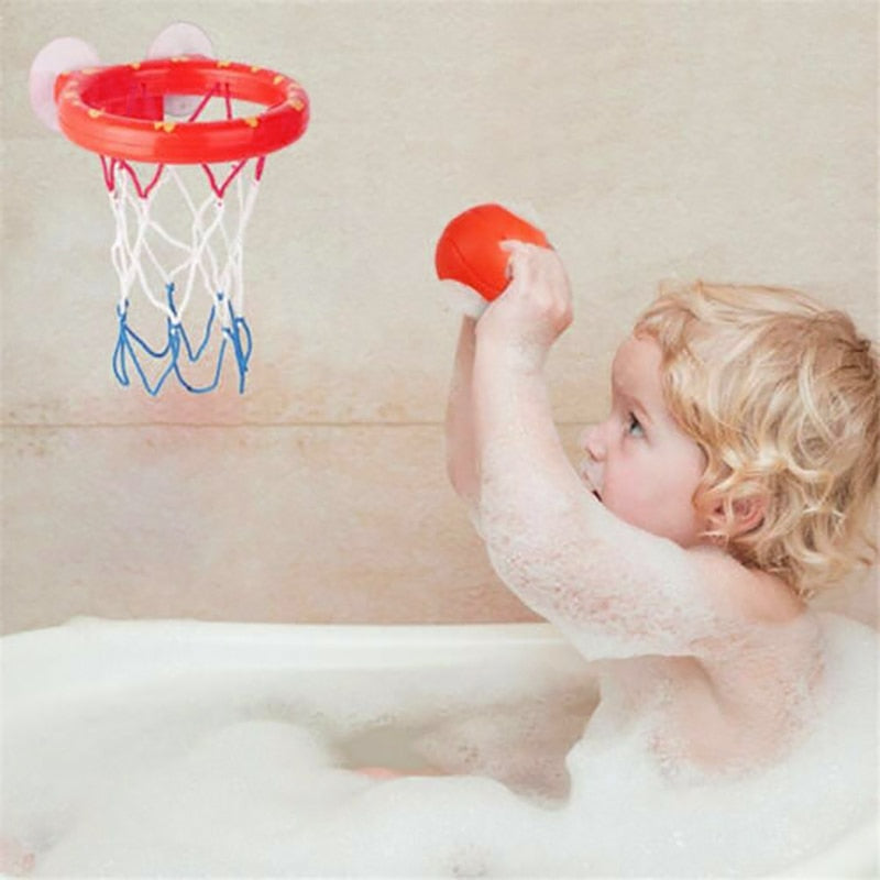 Toddler Bath Basketball Hoop Set With 3 Balls, Active Fun