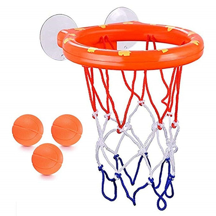 Toddler Bath Basketball Hoop Set With 3 Balls, Active Fun