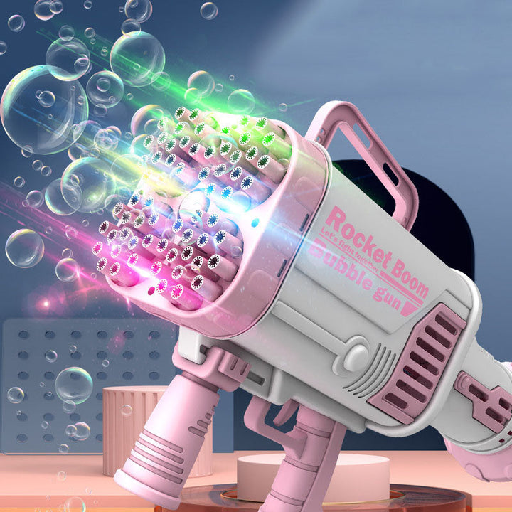 Children's Bubble Gun Toy With Portable Fan Conversion