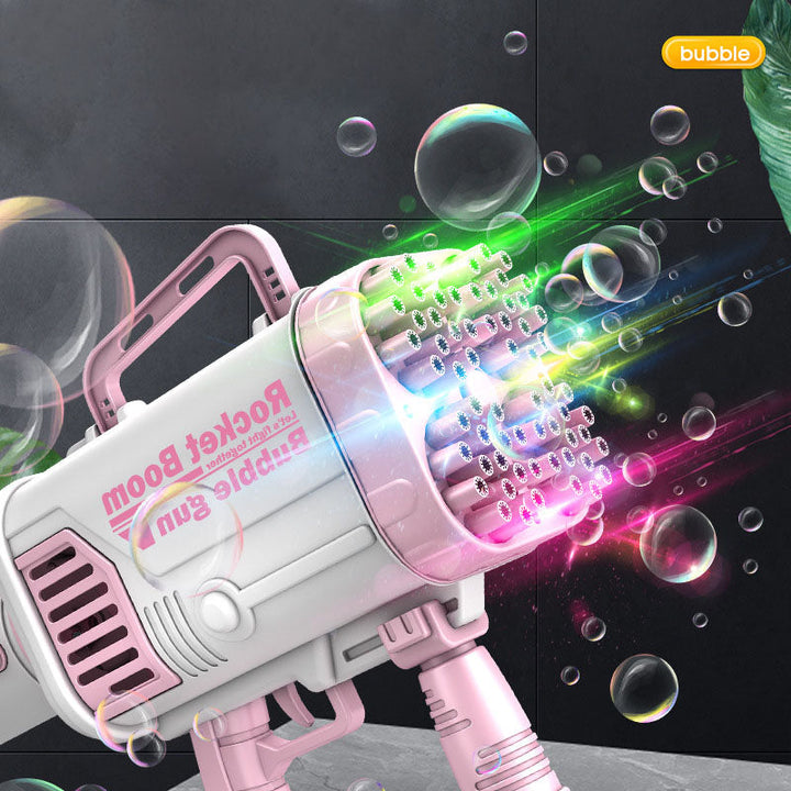 Children's Bubble Gun Toy With Portable Fan Conversion
