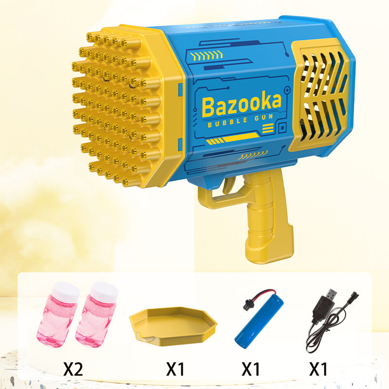 69-Hole Bubble Gun for High-Volume Outdoor Party Fun