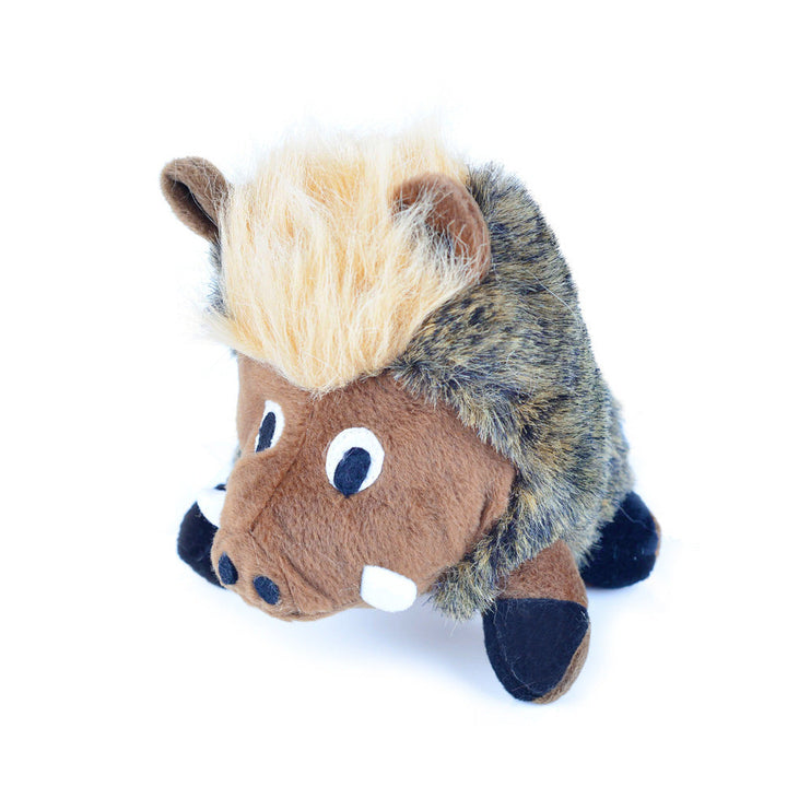 Warthog Plush Dog Toy for Engaging Indoor Chew Play