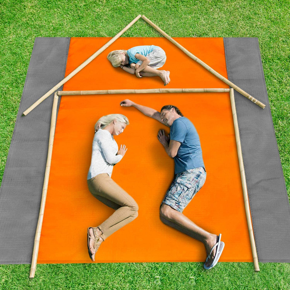 Beach Picnic Blanket, Waterproof Sandproof 200x200cm