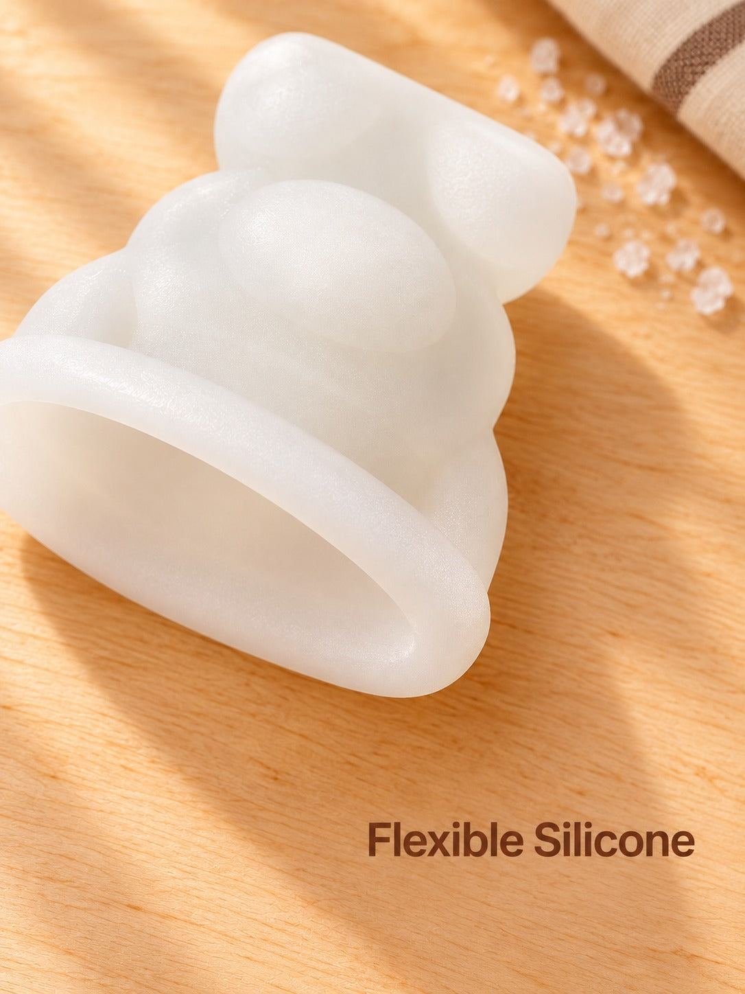3D Silicone Bear Ice Cube Mold for Iced Coffee & Milk Tea