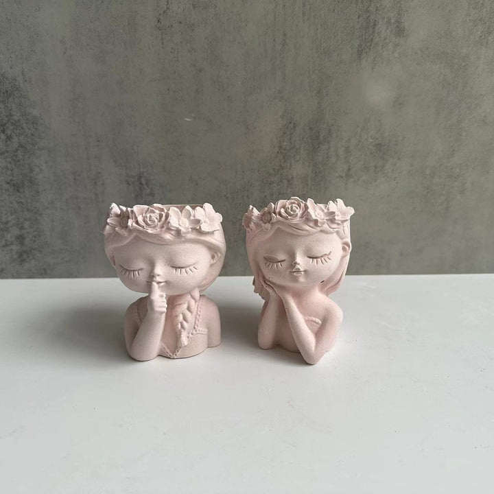 Face Planter Silicone Mold for Gypsum and Cement Casting