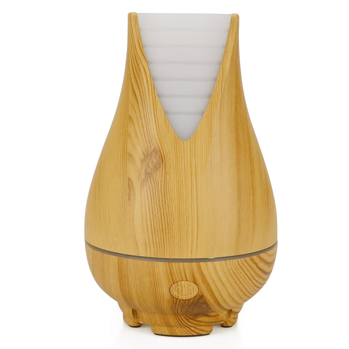 Wood Grain Vase Humidifier & Aroma Diffuser for Bedroom