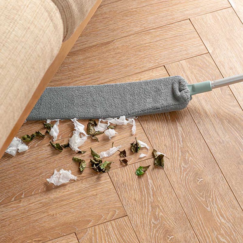 Under Bed Dust Brush With Long Handle & Flexible Head