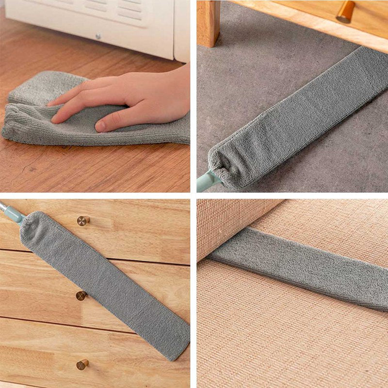 Under Bed Dust Brush With Long Handle & Flexible Head