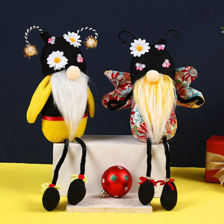 Bee & Butterfly Gnome Ornaments for Cheerful Decor