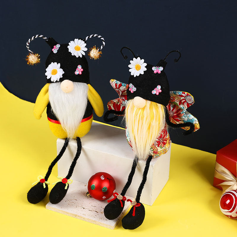 Bee & Butterfly Gnome Ornaments for Cheerful Decor