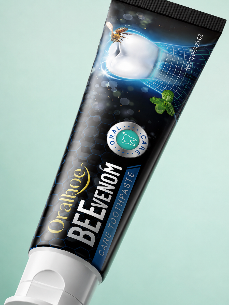 Bee Venom Whitening Toothpaste — Deep Stain Removal & Fresh