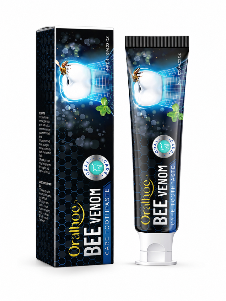 Bee Venom Whitening Toothpaste — Deep Stain Removal & Fresh