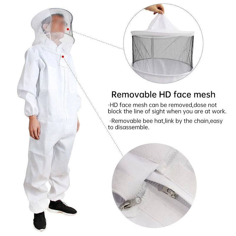 Bee Suit Professional Full-Body Beekeeping Protection