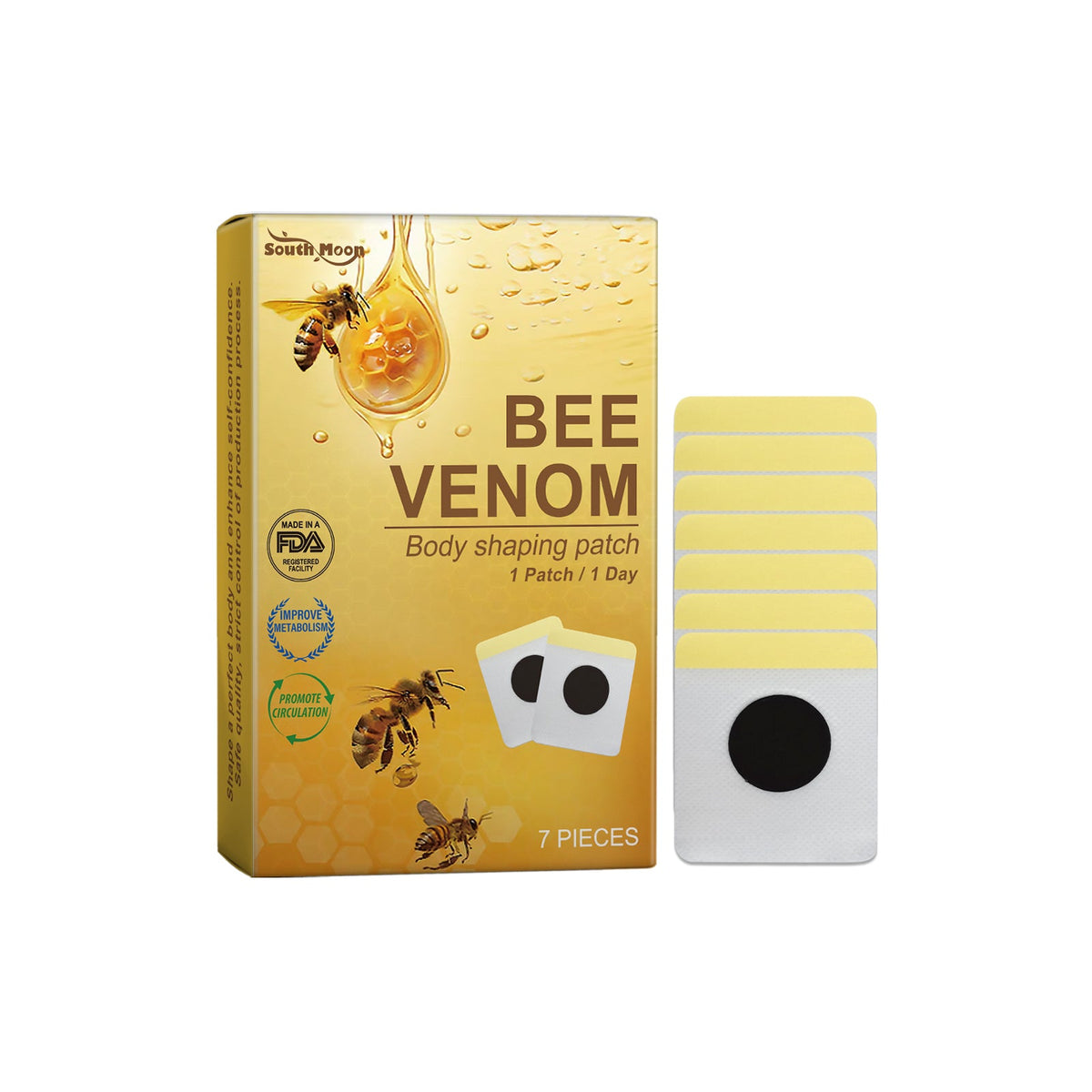 Bee Venom Body Shaping Patch for a Firmer-Looking Waist