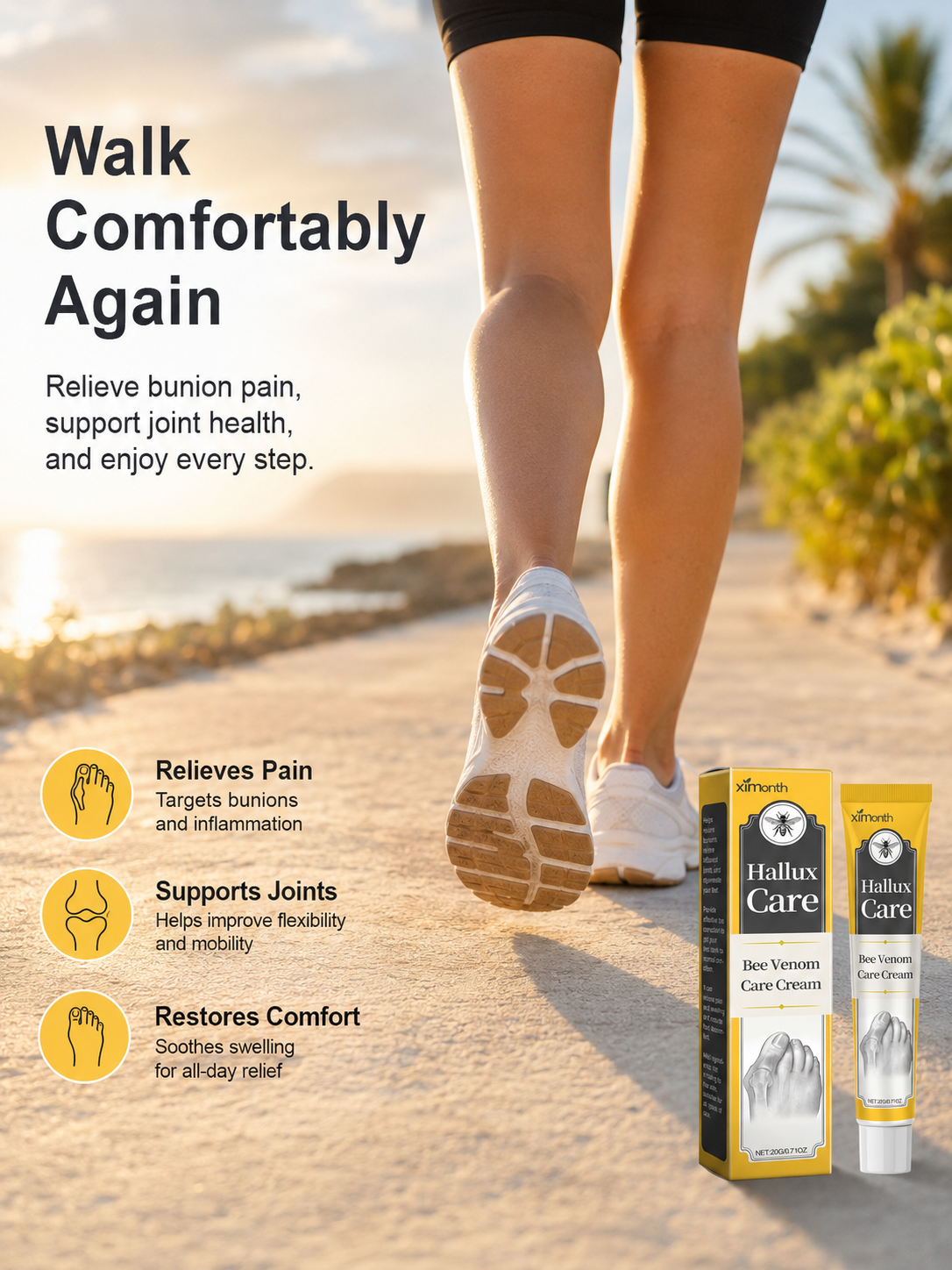 Bee Venom Bunion Relief Cream — Natural Joint Pain Relief