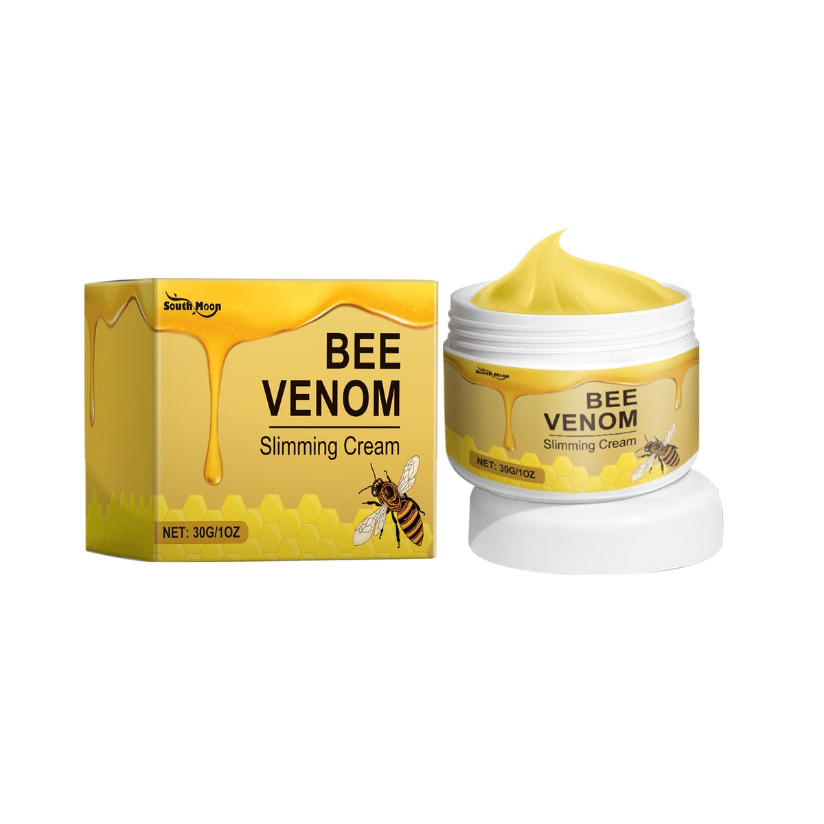 Bee Venom Slimming Body Cream for Firmer Waist and Curves