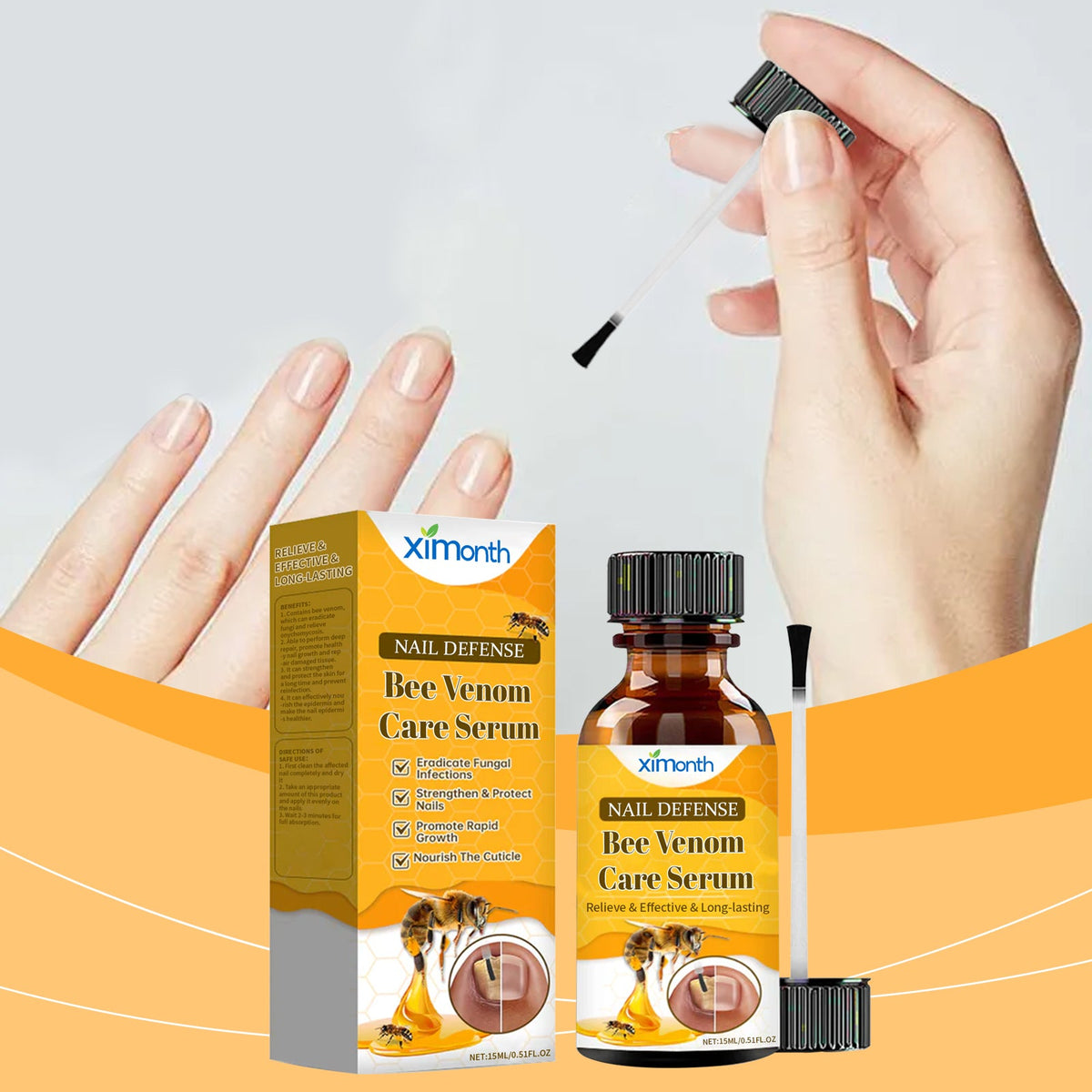 Bee Venom Nail Serum for Fungal and Brittle Nail Care