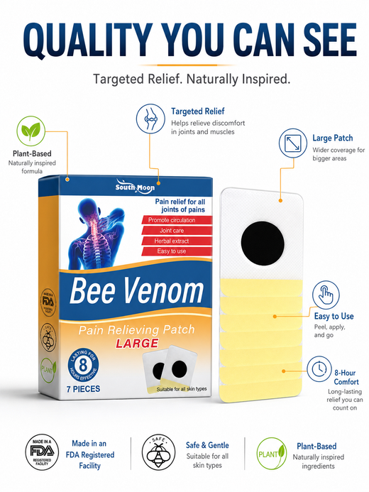 Joint Pain Relief Patch — 8-Hour Lasting Comfort with Bee