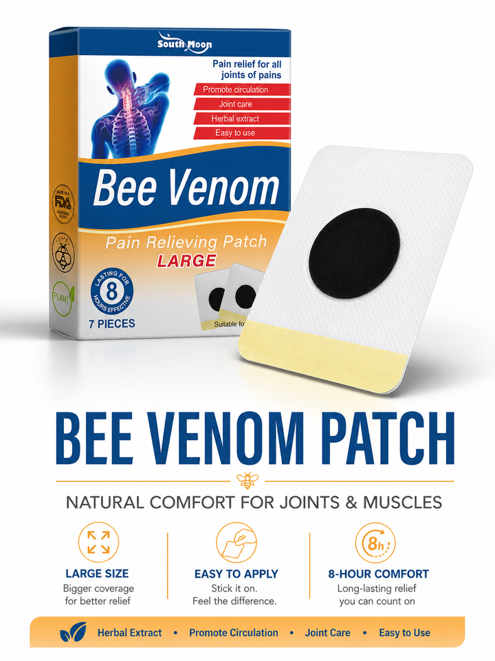 Joint Pain Relief Patch — 8-Hour Lasting Comfort with Bee