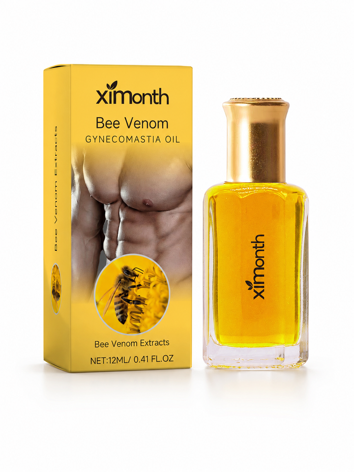 Bee Venom Men's Chest Firming Oil – Firmer, Lifted Appearance