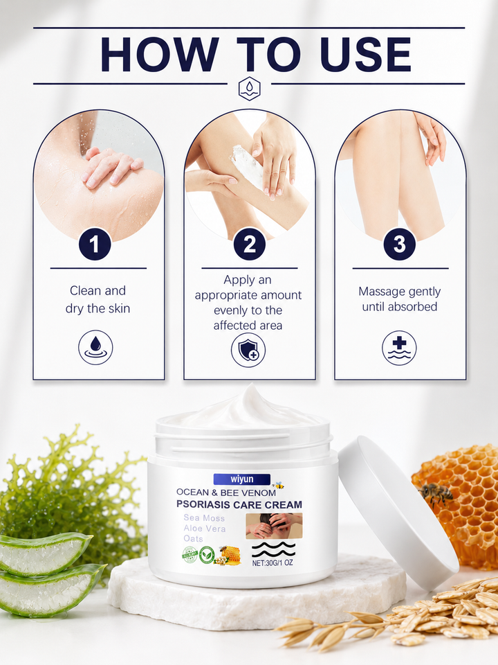 Bee Venom Moss Cream — Soothing Relief for Itchy Hands & Feet