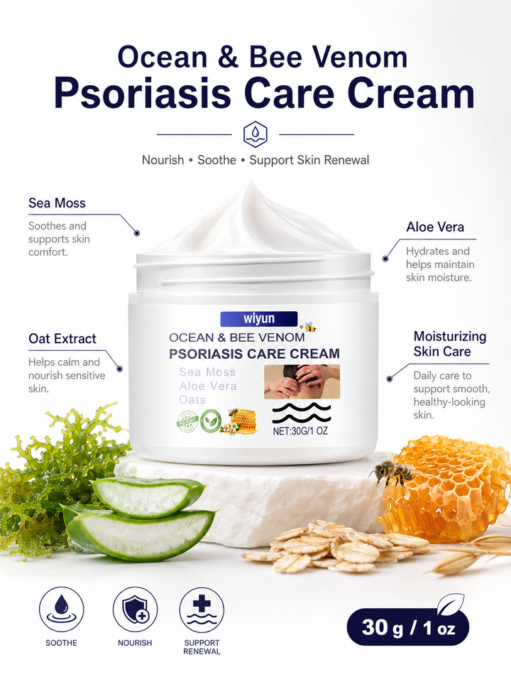 Bee Venom Moss Cream — Soothing Relief for Itchy Hands & Feet
