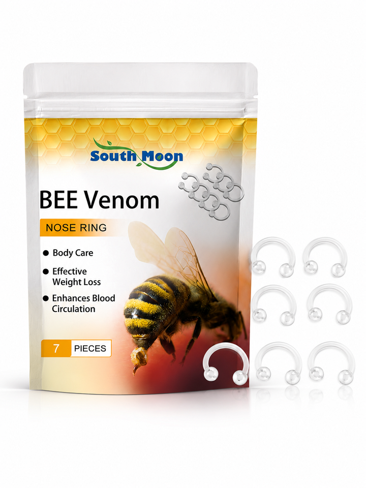 Bee Venom Nose Rings – Magnetic Body Contouring Set (7 Pc)