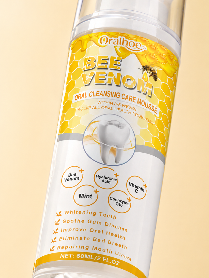 Bee Venom Oral Care Mousse — Whiter Teeth & Healthy Gums