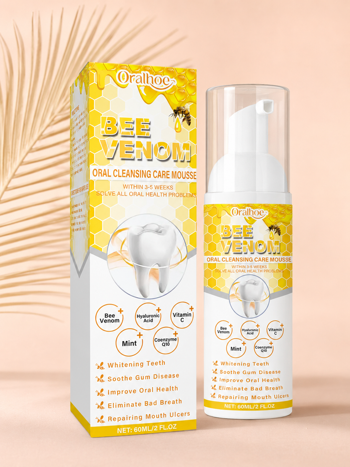 Bee Venom Oral Care Mousse — Whiter Teeth & Healthy Gums