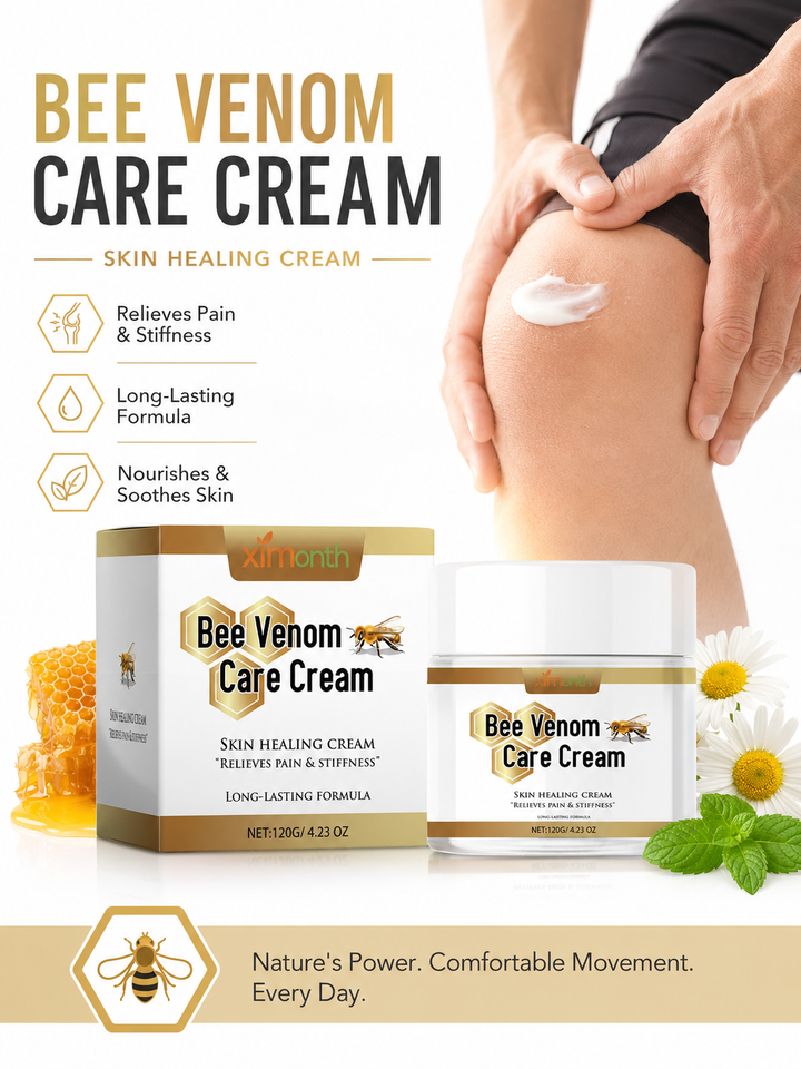 Bee Venom Relief Cream — Soothes Aching Joints & Muscles
