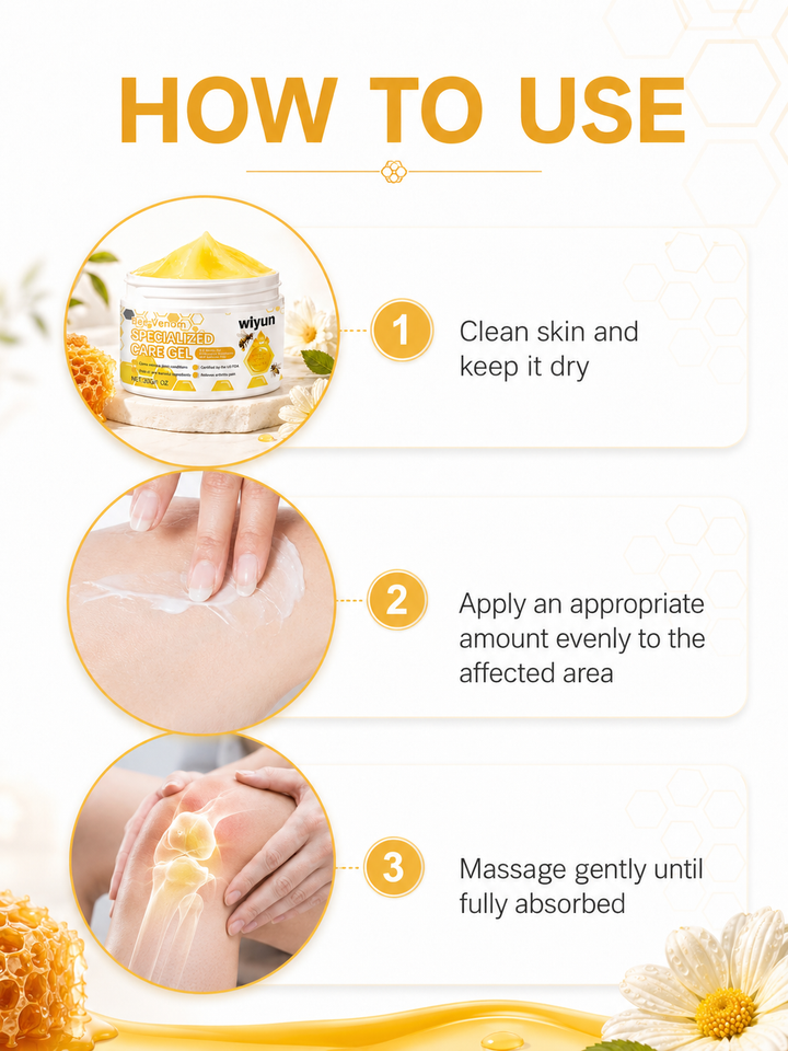Bee Venom Relief Gel — Soothe Achy Joints & Muscles Naturally