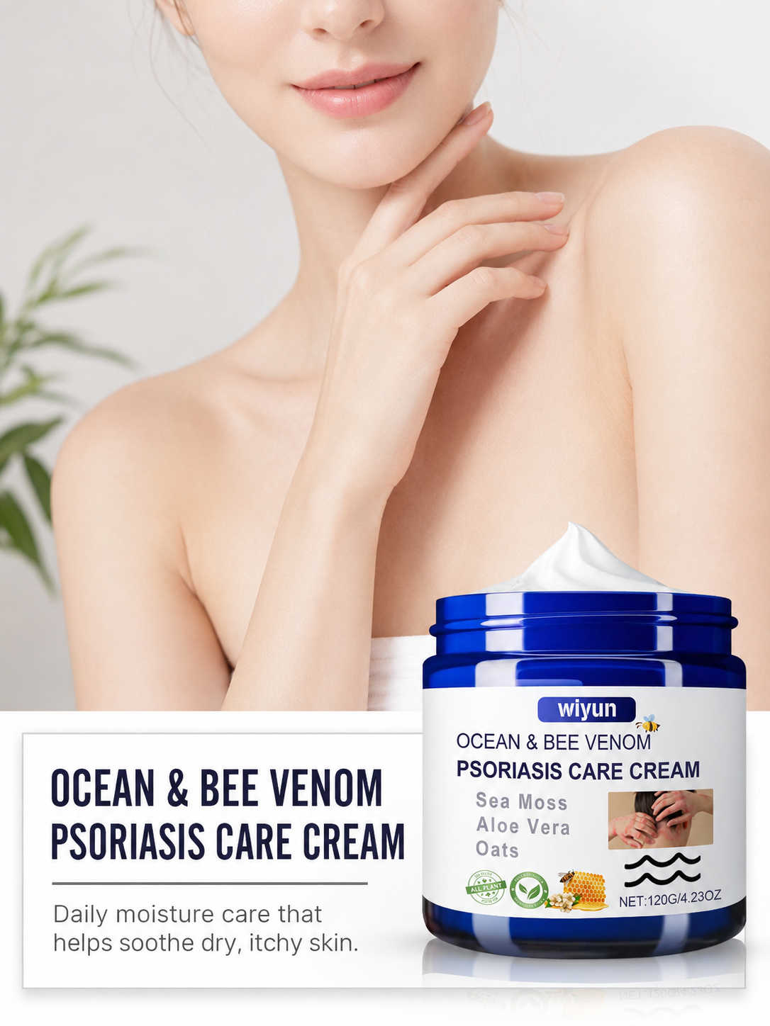 Moisturizer for Itchy Skin — Gentle Bee Venom Cream