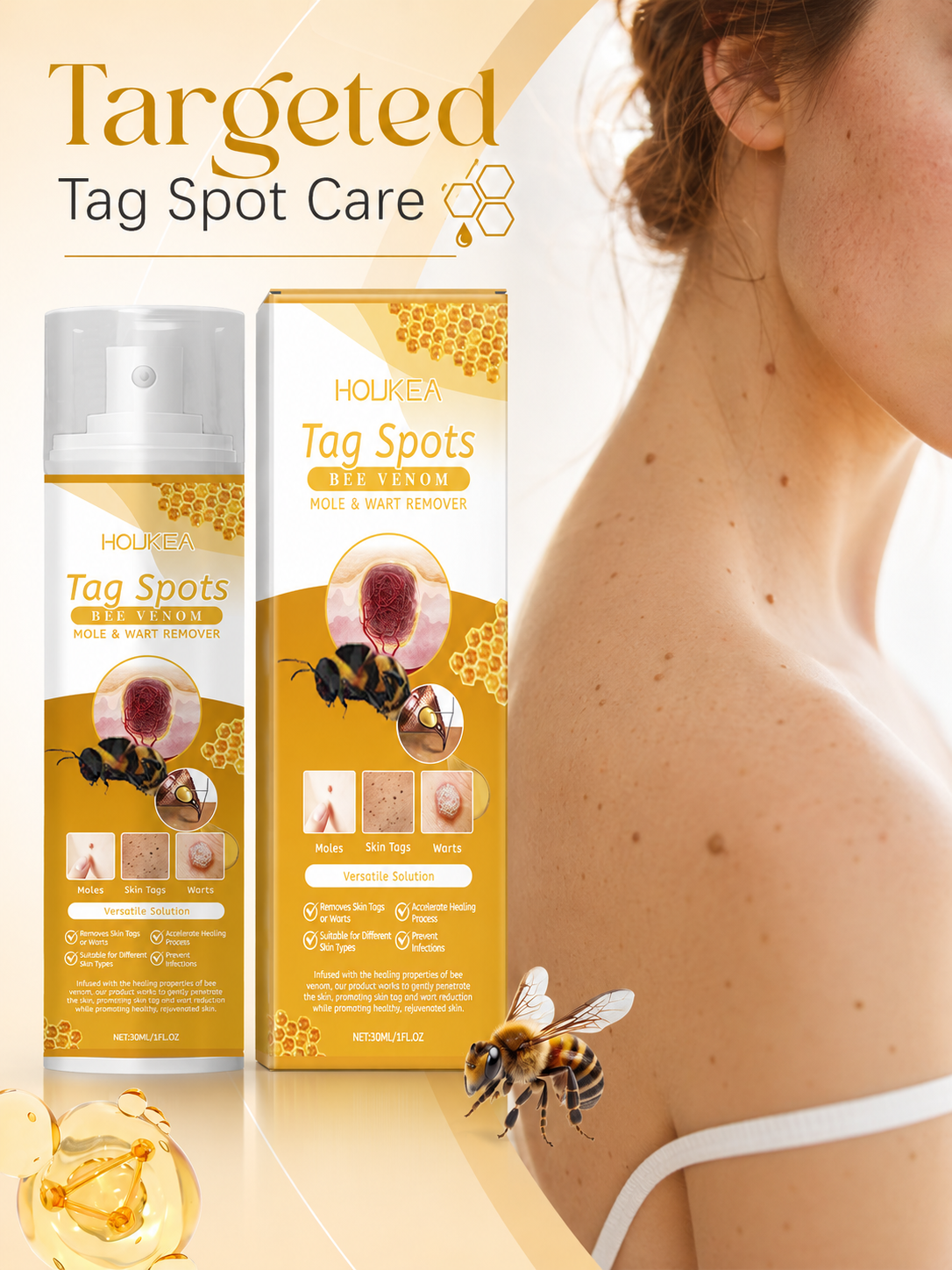 Bee Venom Body Spray — Smooth & Cleanse – Gentle Formula