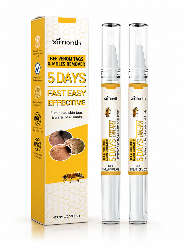 Bee Venom Skin Tag Removal Pen — 5-Day Treatment