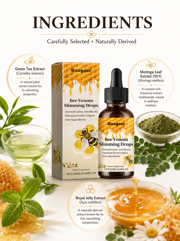 Googeer Body Care Drops, Lithe Body Bye Meat Care Drops