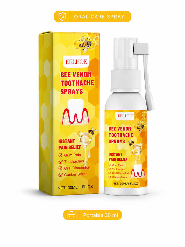 Bee Venom Toothache Spray – Instant Pain & Gum Relief