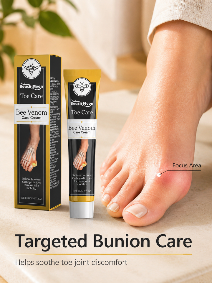 Bee Venom Foot Cream — Bunion Pain Relief & Joint Mobility