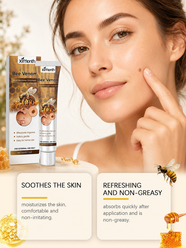 Bee Venom Wart Remover Ointment — Gentle Blemish Treatment