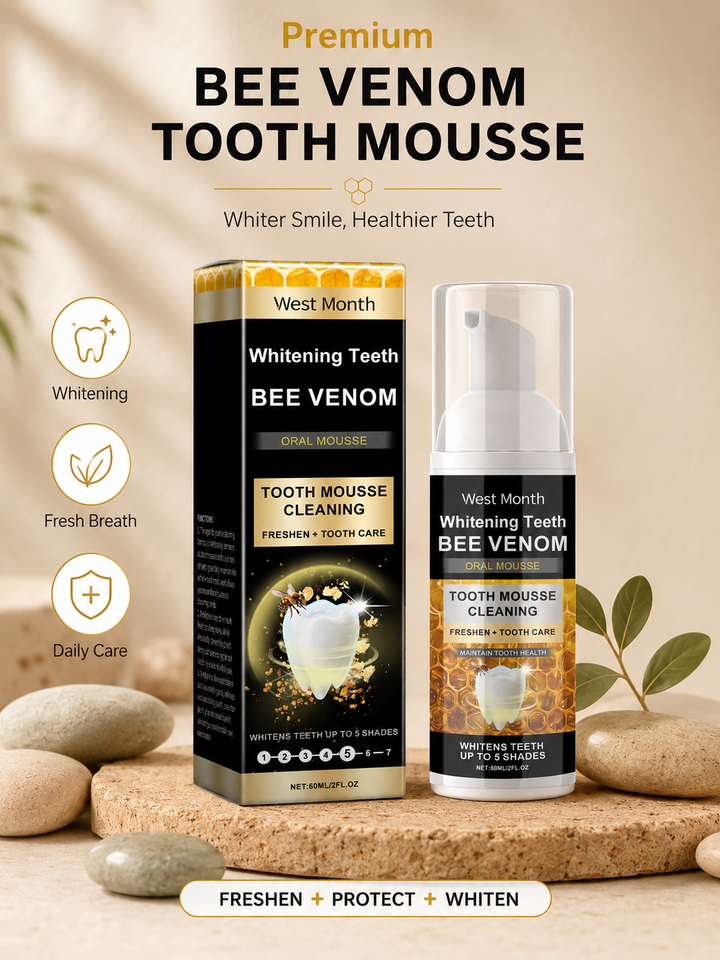 Bee Venom Whitening Tooth Mousse — Up to 5 Shades Brighter
