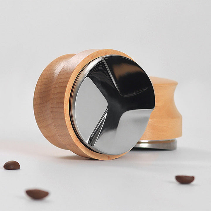 Beech Wood Espresso Tamper for Level Coffee Pressing