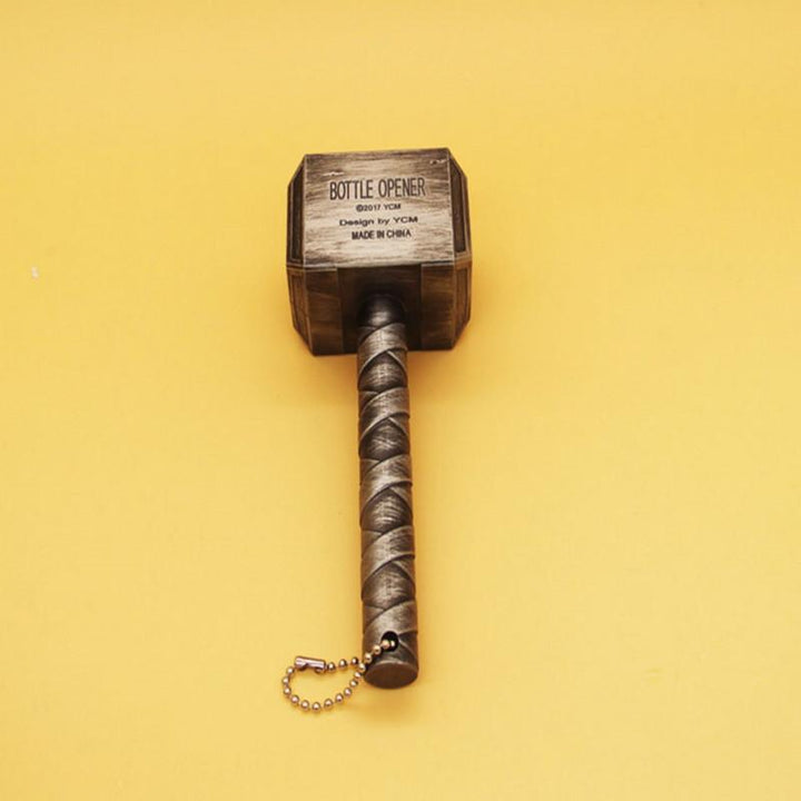 Thor Hammer Bottle Opener Keychain for Beer Lovers