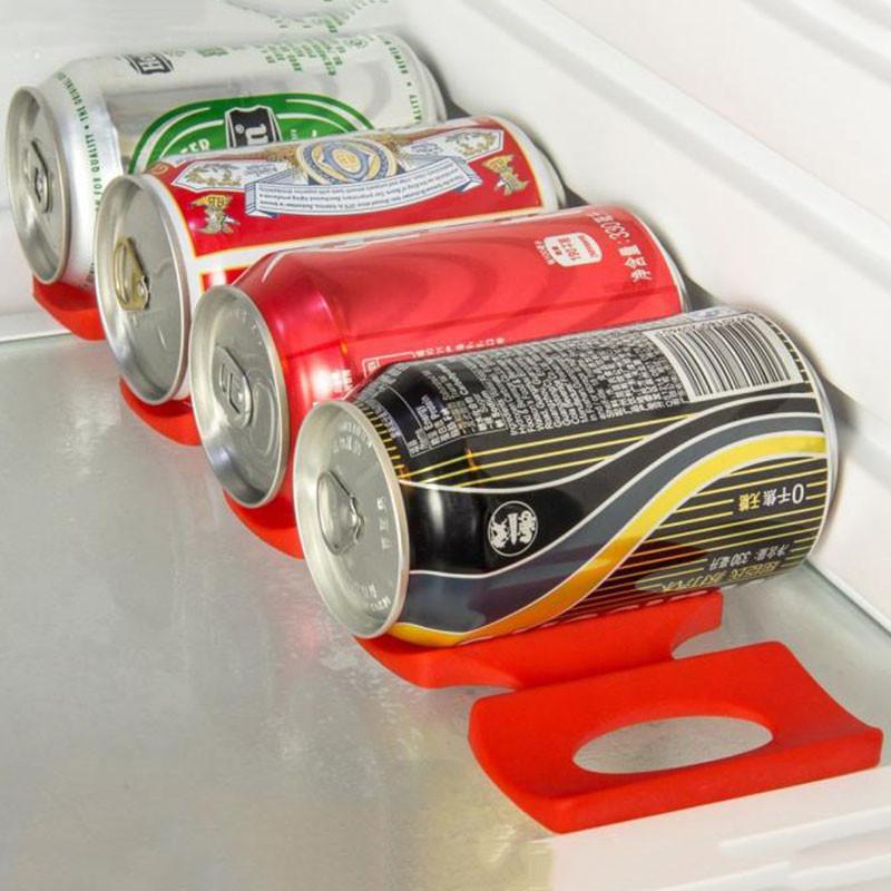 Stackable Beer Can Fridge Organizer, Cans Stay Upright