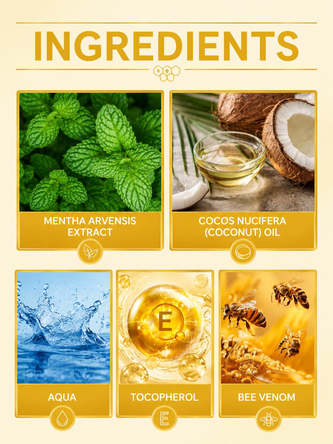 Men's Chest Firming Oil — Bee Venom Lifts & Defines Chest Fast