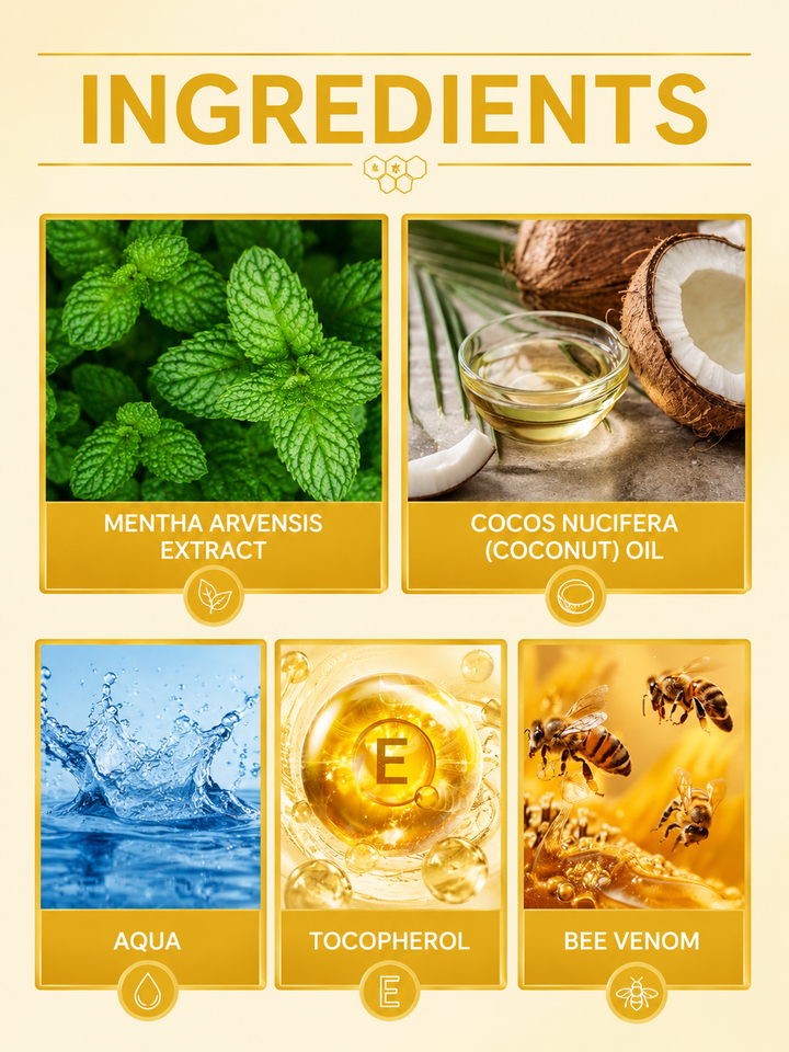 Men's Chest Firming Oil — Bee Venom Lifts & Defines Chest Fast