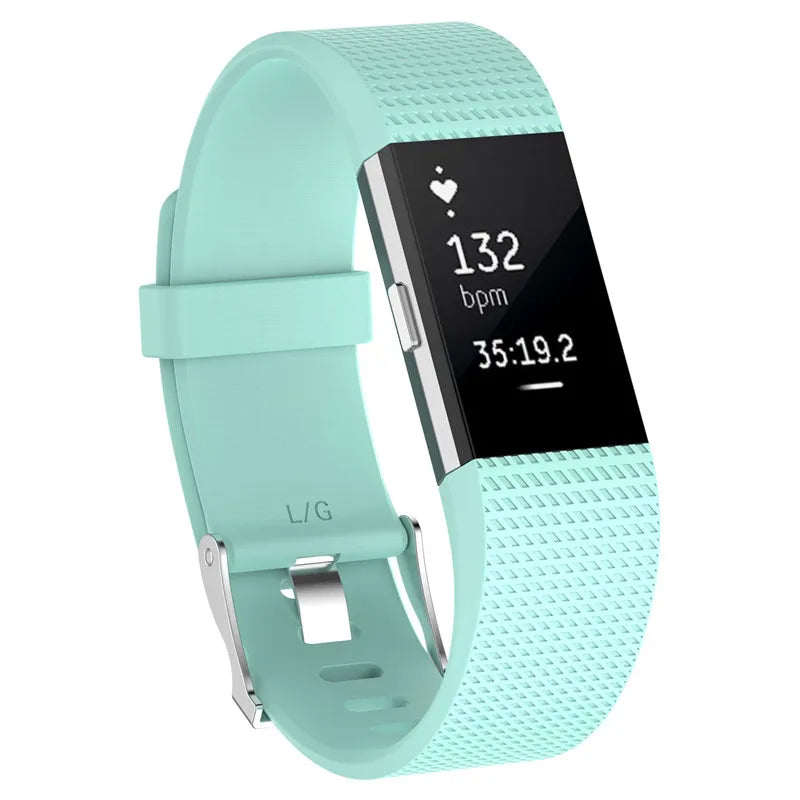 Replacement Silicone Watch Band for Fitness Trackers