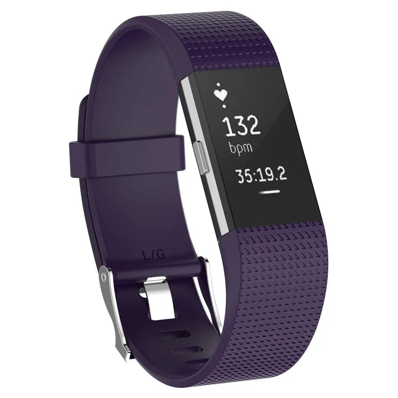 Replacement Silicone Watch Band for Fitness Trackers