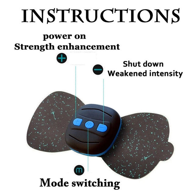 Electric Pulse Body Massager Pad for Muscle Relaxation