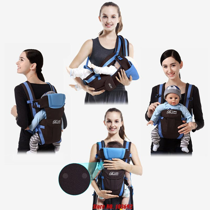 Baby Carrier 4-in-1 Hands-Free Comfort, 0-30 Months