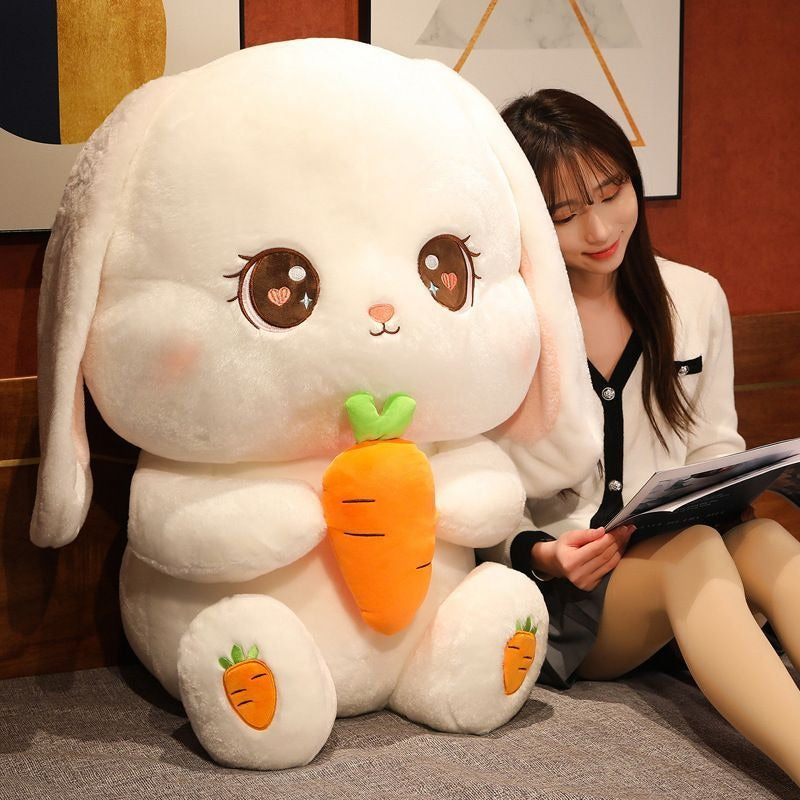 Big Rabbit Plush Toy – Soft Cuddle Pillow & Decor