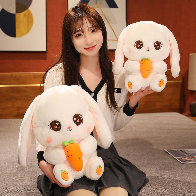 Big Rabbit Plush Toy – Soft Cuddle Pillow & Decor